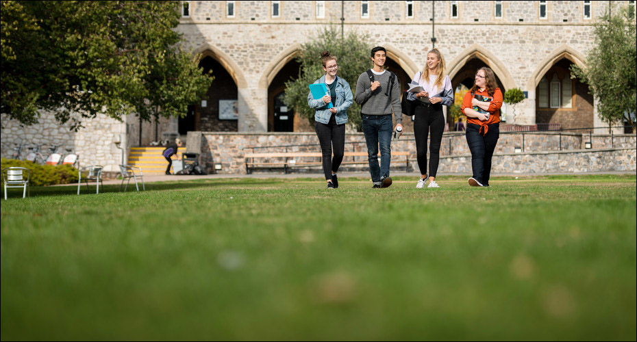 Students at the St Lukes campus